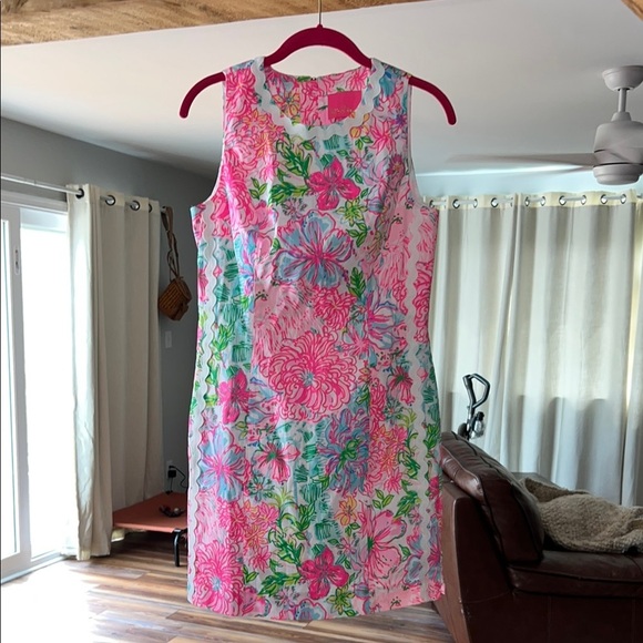NWT Lilly Pulitzer Mila Stretch Shift Dress Multi Paradise Found Sz 4 - Picture 2 of 13